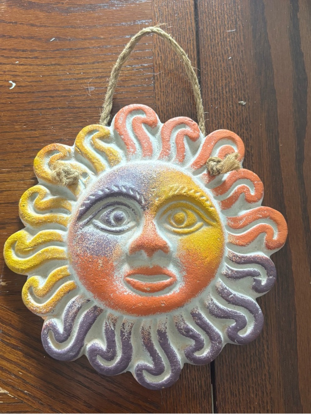 Ceramic Sun Hanging Decor